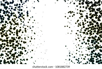 Light Green, Yellow vector abstract textured polygonal background. Blurry rectangular design. The pattern with repeating rectangles can be used for background.