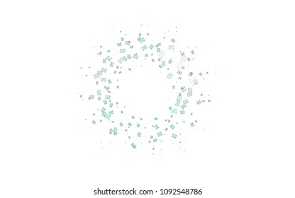 Light Green, Yellow vector abstract colorful background, which consist of triangles. Pattern with colored triangles on white background.