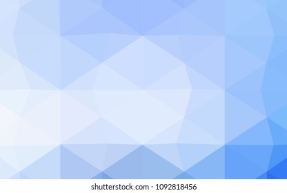 Light Green, Yellow vector abstract mosaic pattern. Colorful illustration in abstract style with gradient. Triangular pattern for your business design.