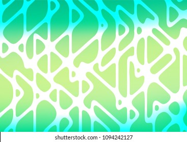 Light Green, Yellow vector abstract doodle pattern. A vague abstract illustration with doodles in Indian style. The doodle design can be used for your web site.