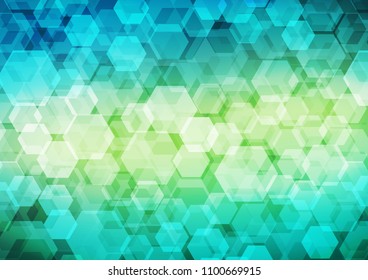 Light Green, Yellow vector abstract polygonal template. An elegant bright illustration with gradient. Brand new design for your business.