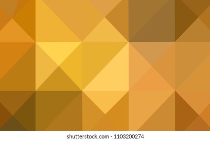 Light Green, Yellow vector abstract polygonal pattern. Polygonal abstract illustration with gradient. That new template can be used for your brand book.