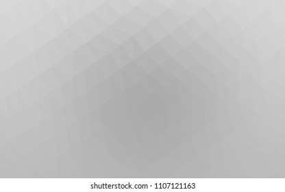 Light Green, Yellow vector abstract mosaic background. Triangular geometric sample with gradient.  A completely new design for your business.