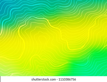 Light Green, Yellow vector abstract doodle template. A vague abstract illustration with doodles in Indian style. The template can be used as a background for cell phones.