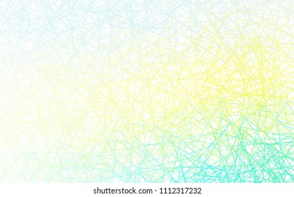 Light Green, Yellow vector abstract colorful background, which consist of triangles. Pattern with colored triangles on white background.