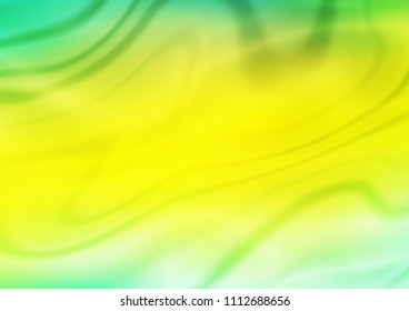Light Green, Yellow vector abstract blurred background. Creative illustration in halftone style with gradient. The elegant pattern can be used as part of a brand book.