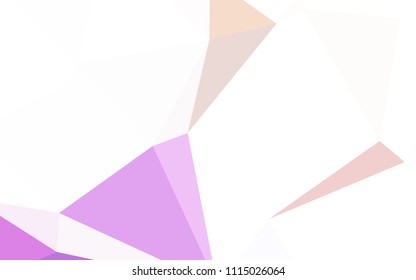 Light Green, Yellow vector abstract polygonal pattern. Shining polygonal illustration, which consist of triangles. A new texture for your web site.