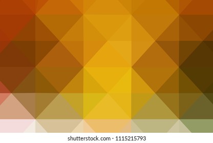 Light Green, Yellow vector abstract mosaic backdrop. Colorful illustration in polygonal style with gradient. Polygonal design for your web site.