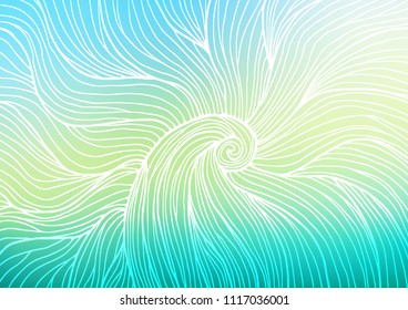 Light Green, Yellow vector abstract doodle template. Modern geometrical abstract illustration with doodles. Brand-new style for your business design.