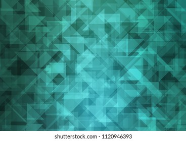 Light Green, Yellow vector abstract mosaic abstract mosaic. A vague abstract illustration with gradient. A new texture for your design.