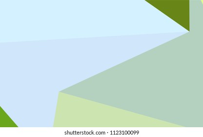 Light Green, Yellow vector abstract polygonal background. Creative illustration in halftone style with gradient. A completely new template for your business design.