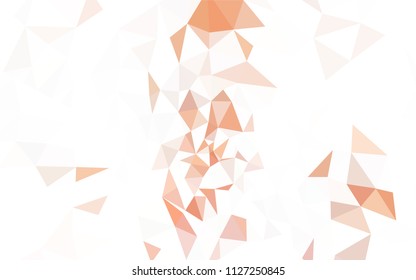 Light Green, Yellow vector abstract polygonal pattern. Creative illustration in halftone style with triangles. New template for your brand book.