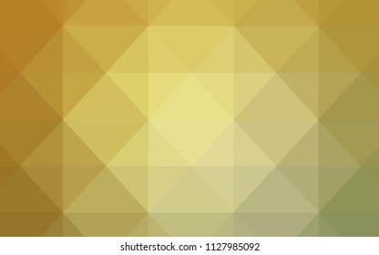 Light Green, Yellow vector abstract polygonal background. A sample with polygonal shapes. Brand new style for your business design.