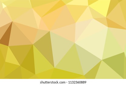 Light Green, Yellow vector abstract polygonal background. Colorful abstract illustration with triangles. Textured pattern for your backgrounds.