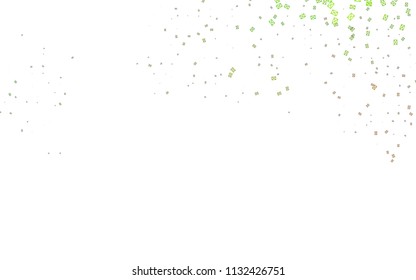 Light Green, Yellow vector abstract colorful background, which consist of triangles. Pattern with colored triangles on white background.