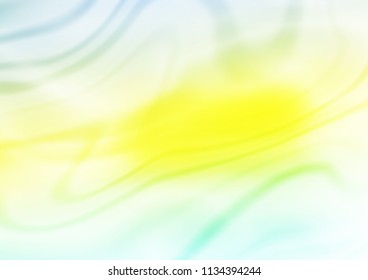 Light Green, Yellow vector abstract blurred template. Shining colored illustration in a Brand new style. A completely new template for your business design.