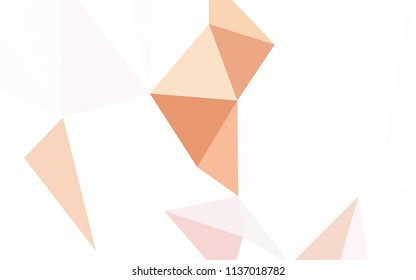Light Green, Yellow vector abstract polygonal pattern. Glitter abstract illustration with an elegant triangles. Best triangular design for your business.
