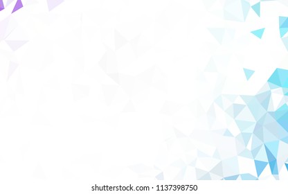 Light Green, Yellow vector abstract polygonal template. Geometric illustration in Origami style with gradient.  A completely new design for your leaflet.