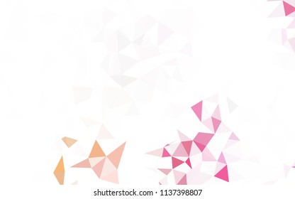 Light Green, Yellow vector abstract polygonal template. Colorful illustration in polygonal style with gradient. A new texture for your web site.