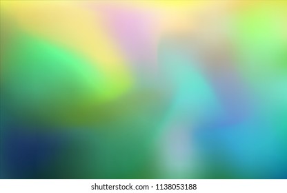 Light Green, Yellow vector abstract blurred background. Modern geometrical abstract illustration with gradient. The template can be used as a background of a cell phone.