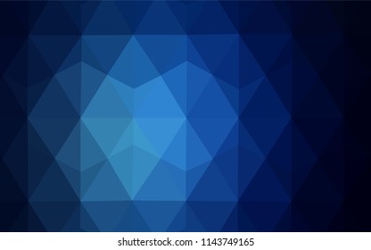 Light Green, Yellow vector abstract mosaic pattern. Elegant bright polygonal illustration with gradient. Best triangular design for your business.