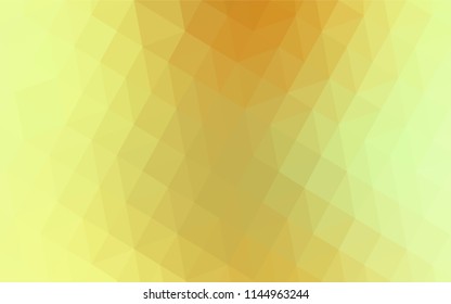 Light Green, Yellow vector abstract mosaic background. Polygonal abstract illustration with gradient. A new texture for your web site.