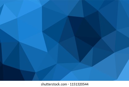 Light Green, Yellow vector abstract polygonal template. Colorful abstract illustration with triangles. Completely new template for your banner.