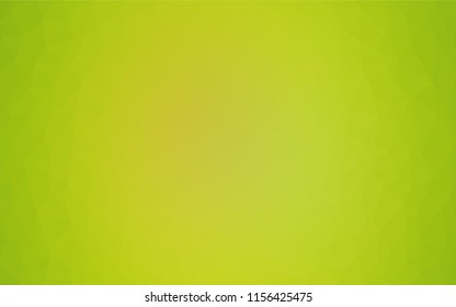 Light Green, Yellow vector abstract polygonal cover. Colorful illustration in abstract style with gradient. Brand new style for your business design.