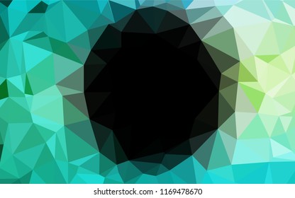 Light Green, Yellow vector abstract mosaic pattern. Shining colored illustration in a Brand new style. The elegant pattern can be used as part of a brand book.