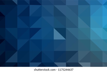 Light Green, Yellow vector abstract polygonal template. Modern abstract illustration with triangles. Completely new template for your banner.