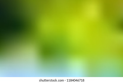 Light Green, Yellow vector abstract blurred background. A completely new color illustration in a vague style. The textured pattern can be used for background.