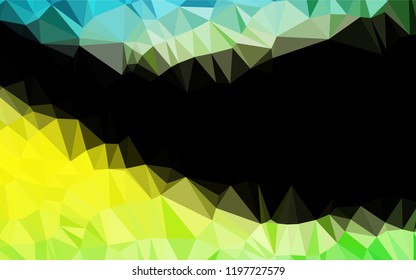 Light Green, Yellow vector abstract mosaic pattern. A completely new color illustration in a vague style. The elegant pattern can be used as part of a brand book.
