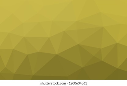 Light Green, Yellow vector abstract mosaic pattern. A completely new color illustration in a vague style. The template can be used as a background for cell phones.