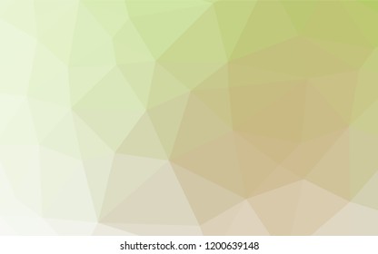 Light Green, Yellow vector abstract mosaic pattern. Colorful abstract illustration with gradient. The completely new template can be used for your brand book.