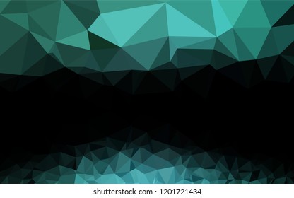 Light Green, Yellow vector abstract mosaic background. A completely new color illustration in a vague style. The elegant pattern can be used as part of a brand book.
