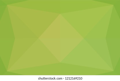 Light Green, Yellow vector abstract mosaic backdrop. Brand new colored illustration in blurry style with gradient. The elegant pattern can be used as part of a brand book.