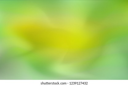 Light Green, Yellow vector abstract texture. A completely new color illustration in a vague style. Brand-new style for your business design.