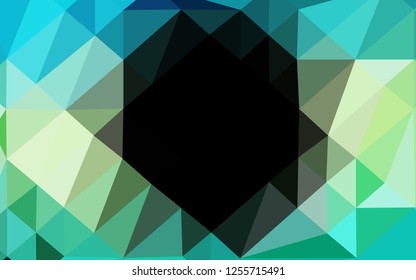 Light Green, Yellow vector abstract mosaic pattern. Colorful abstract illustration with gradient. Elegant pattern for a brand book.