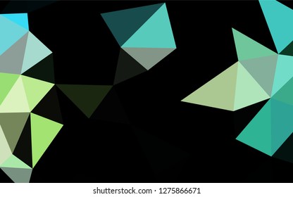 Light Green, Yellow vector abstract mosaic pattern. Shining colored illustration in a Brand new style. The completely new template can be used for your brand book.