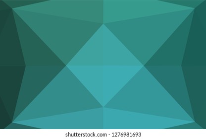 Light Green, Yellow vector abstract mosaic background. An elegant bright illustration with gradient. The elegant pattern can be used as part of a brand book.