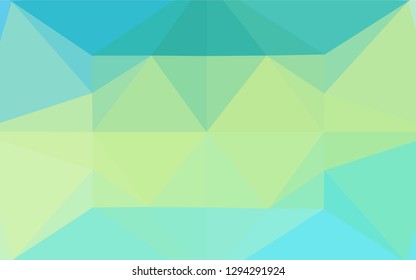 Light Green, Yellow vector abstract mosaic backdrop. Brand new colored illustration in blurry style with gradient. The textured pattern can be used for background.