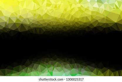 Light Green, Yellow vector abstract mosaic background. Shining colored illustration in a Brand new style. Elegant pattern for a brand book.
