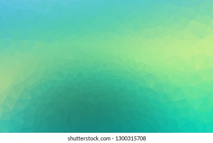 Light Green, Yellow vector abstract mosaic pattern. Colorful abstract illustration with gradient. Textured pattern for background.