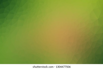 Light Green, Yellow vector abstract mosaic backdrop. Colorful abstract illustration with gradient. Completely new design for your business.