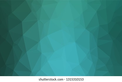 Light Green, Yellow vector abstract polygonal cover. Creative geometric illustration in Origami style with gradient. The elegant pattern can be used as part of a brand book.