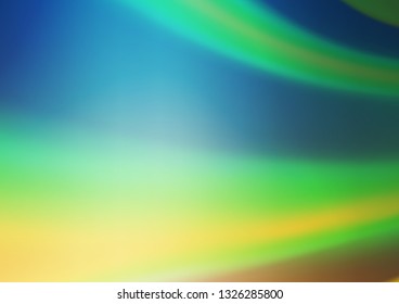 Light Green, Yellow vector abstract blurred background. Colorful illustration in blurry style with gradient. A completely new template for your design.