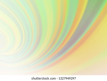 Light Green, Yellow vector abstract blurred pattern. Creative illustration in halftone style with gradient. Brand new design for your business.