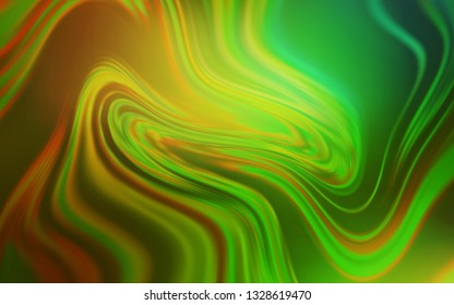 Light Green, Yellow vector abstract bright template. Creative illustration in halftone style with gradient. Completely new design for your business.