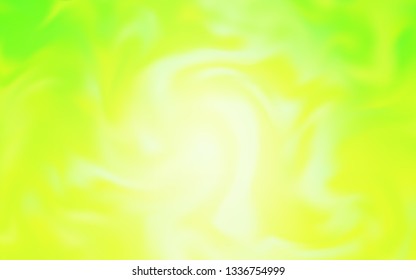 Light Green, Yellow vector abstract blurred background. Modern abstract illustration with gradient. The best blurred design for your business.