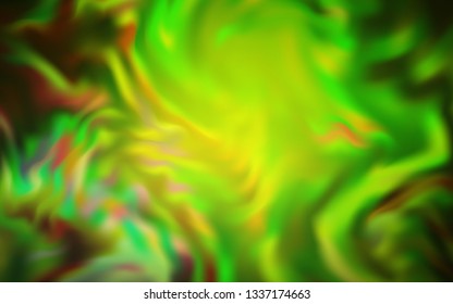 Light Green, Yellow vector abstract bright template. New colored illustration in blur style with gradient. Elegant background for a brand book.